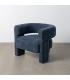 SILLÓN AZUL TEJIDO SALÓN 81 X 72 X 69 CM
