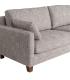 SOFÁ 3 PLAZAS GRIS OSCURO TEJIDO-MADERA 221 X 90 X 87 CM
