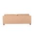 SOFÁ 3 PLAZAS OCRE TEJIDO-MADERA 221 X 90 X 87 CM