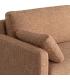 SOFÁ 3 PLAZAS OCRE TEJIDO-MADERA 221 X 90 X 87 CM