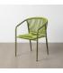 SILLA VERDE ALUMINIO-RATTÁN PE CONTRACT 57 X 60 X 77,50 CM