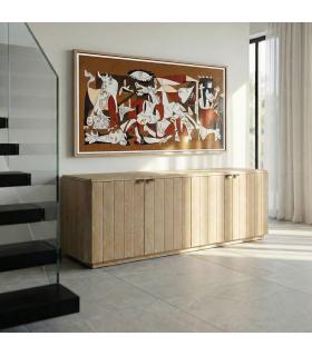 APARADOR NATURAL MADERA DE ROBLE SALÓN 208 X 54 X 65,50 CM