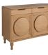 APARADOR NATURAL MADERA DE ROBLE SALÓN 240 X 40 X 77 CM