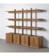 ESTANTERÍA MADERA DE PINO SALÓN 210,50 X 44,50 X 187 CM