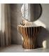CONSOLA MADERA-MÁRMOL SALÓN 92 X 40 X 76 CM