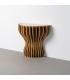 CONSOLA MADERA-MÁRMOL SALÓN 92 X 40 X 76 CM