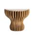 CONSOLA MADERA-MÁRMOL SALÓN 92 X 40 X 76 CM