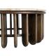 MESA CENTRO MADERA-MÁRMOL SALÓN 90 X 90 X 42 CM
