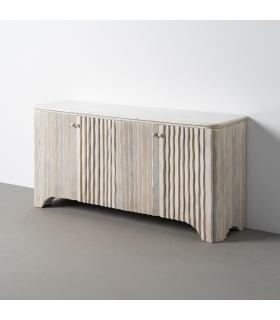 APARADOR MADERA-MÁRMOL SALÓN 153 X 41 X 73 CM