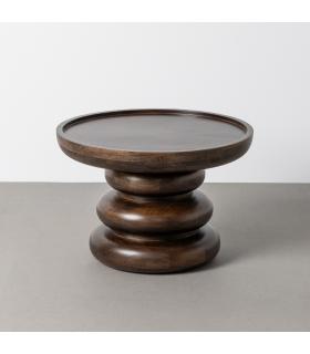 MESITA MARRÓN MADERA DE MANGO SALÓN 60 X 60 X 41 CM