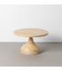 MESITA NATURAL MADERA DE MANGO SALÓN 67 X 67 X 40 CM