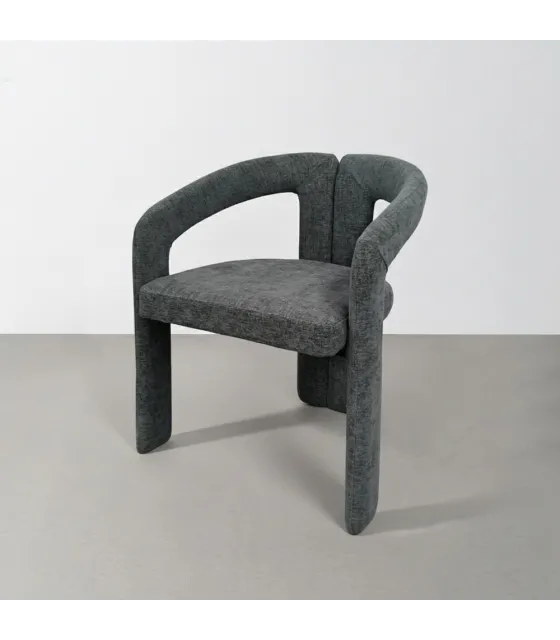 SILLA BRAZOS AZUL TEJIDO CONTRACT 60 X 53,50 X 76,50 CM