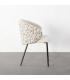 SILLA ESTAMPADO TEJIDO-METAL CONTRACT 56,50 X 56 X 74,50 CM
