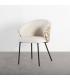 SILLA ESTAMPADO TEJIDO-METAL CONTRACT 56,50 X 56 X 74,50 CM