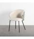 SILLA ESTAMPADO TEJIDO-METAL CONTRACT 56,50 X 56 X 74,50 CM