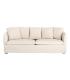 SOFÁ BEIGE TEJIDO SALÓN 215 X 92 X 78 CM