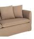 SOFÁ MARRÓN TEJIDO SALÓN 215 X 92 X 78 CM