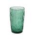 VASO VERDE CRISTAL DECORACIÓN 8 X 8 X 13 CM