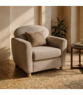 SILLÓN JASPEADO TEJIDO SALÓN 81 X 75 X 82 CM