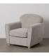 SILLÓN JASPEADO TEJIDO SALÓN 81 X 75 X 82 CM
