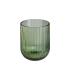 VASO VERDE CRISTAL DECORACIÓN 7,60 X 7,60 X 9,40 CM