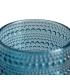 VASO AZUL CRISTAL DECORACIÓN 8 X 8 X 12,70 CM