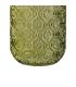 VASO VERDE CRISTAL DECORACIÓN 8 X 8 X 12,70 CM
