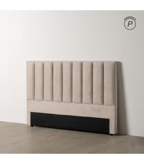 CABECERO BEIGE TEJIDO DORMITORIO 160 X 8 X 100 CM