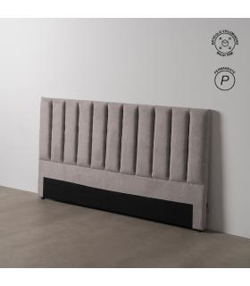 CABECERO GRIS TEJIDO DORMITORIO 190 X 8 X 100 CM