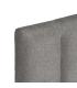 CABECERO GRIS TEJIDO DORMITORIO 190 X 8 X 100 CM