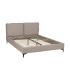 CAMA BEIGE TEJIDO DORMITORIO 163 X 215 X 93 CM