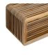 ESTANTE NATURAL MADERA DE TECA SALÓN 80 X 21 X 20 CM