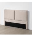 CABECERO BEIGE TEJIDO DORMITORIO 160 X 12 X 100 CM