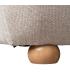 CAMA BEIGE TEJIDO DORMITORIO 160 X 217 X 94 CM