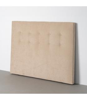 CABECERO BEIGE TEJIDO DORMITORIO 165 X 8 X 125 CM