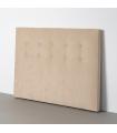 CABECERO BEIGE TEJIDO DORMITORIO 165 X 8 X 125 CM
