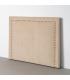 CABECERO BEIGE TEJIDO DORMITORIO 165 X 7 X 130 CM
