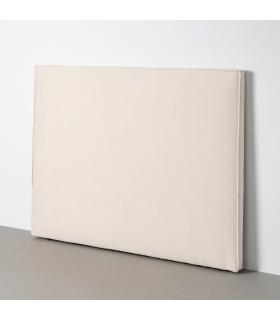 CABECERO CREMA TEJIDO DORMITORIO 160 X 122 CM