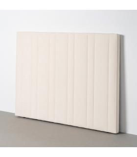 CABECERO CREMA TEJIDO DORMITORIO 160 X 122 CM