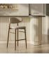 TABURETE 75CM BEIGE TEJIDO-METAL 54 X 52 X 105 CM