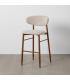 TABURETE 75CM BEIGE TEJIDO-METAL 54 X 52 X 105 CM