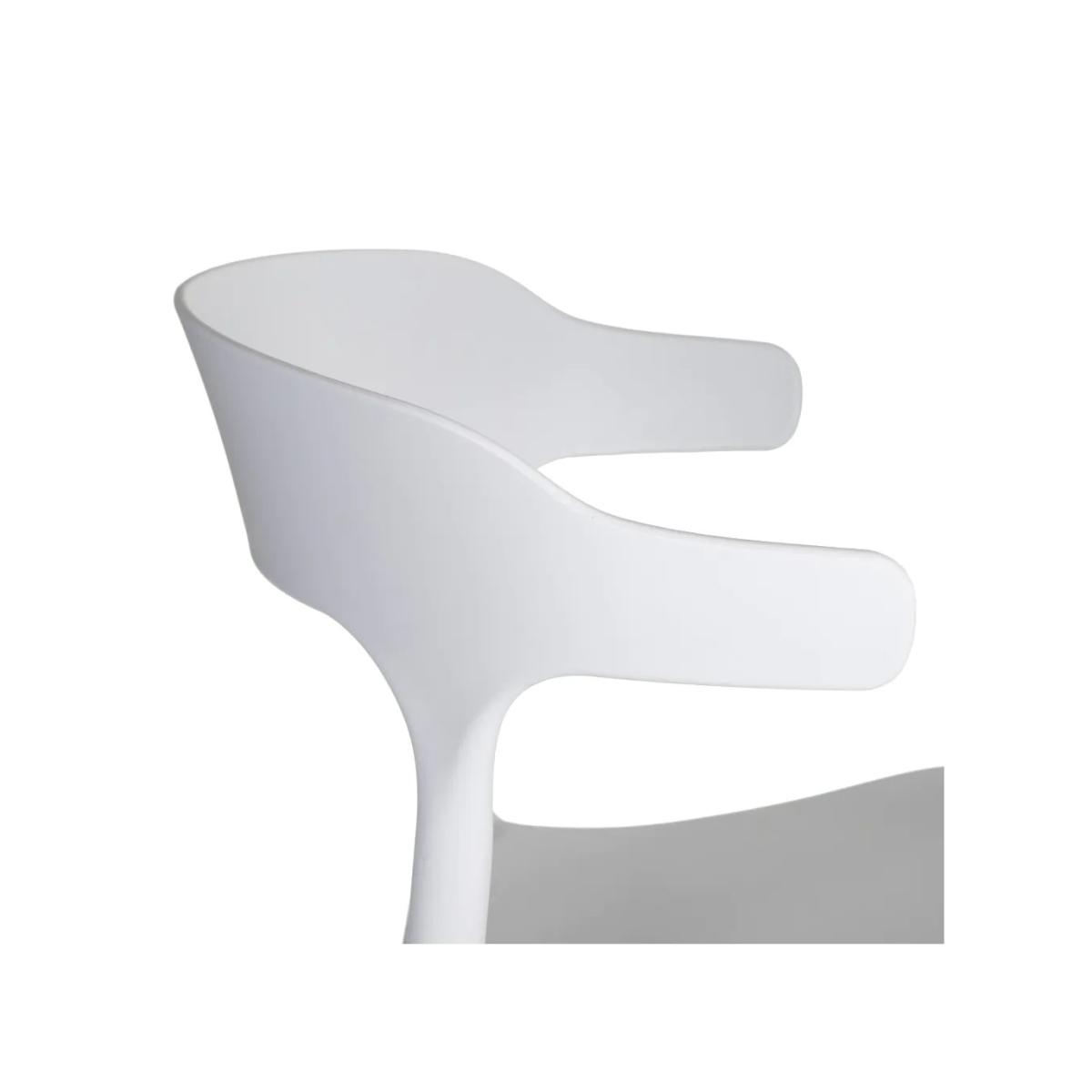 SILLA BLANCO POLIPROPILENO 51 X 41,50 X 76,50 CM