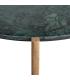 MESA CENTRO NATURAL-VERDE MADERA-MÁRMOL 80 X 80 X 35 CM