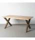 MESA COMEDOR DM-METAL SALÓN 180 X 90 X 77 CM
