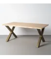 MESA COMEDOR DM-METAL SALÓN 180 X 90 X 77 CM