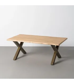 MESA CENTRO DM-METAL SALÓN 110 X 60 X 43 CM