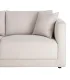 SOFÁ 3 PLAZAS CREMA TEJIDO-MADERA 210 X 96 X 86 CM