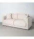 SOFÁ 3 PLAZAS CREMA TEJIDO-MADERA 210 X 96 X 86 CM