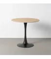 MESA REDONDA TRAVERTINO 80 X 80 X 75 CM
