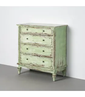 CÓMODA MADERA RECICLADA DORMITORIO 95 X 45 X 103 CM